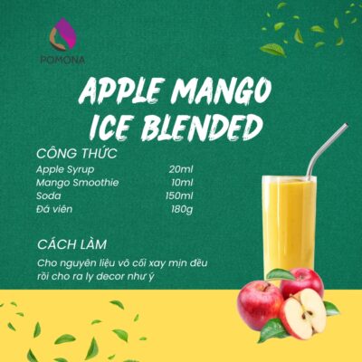 Apple Mango Ice Blended