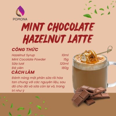 Mint Chocolate Hazelnut Latte