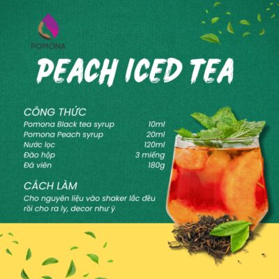 Peach iced tea