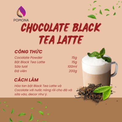 Chocolate Black Tea Latte