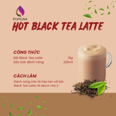 Hot Black Tea Latte
