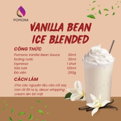 Vanilla Bean Ice Blended