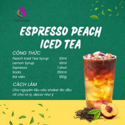 Espresso Peach Iced Tea